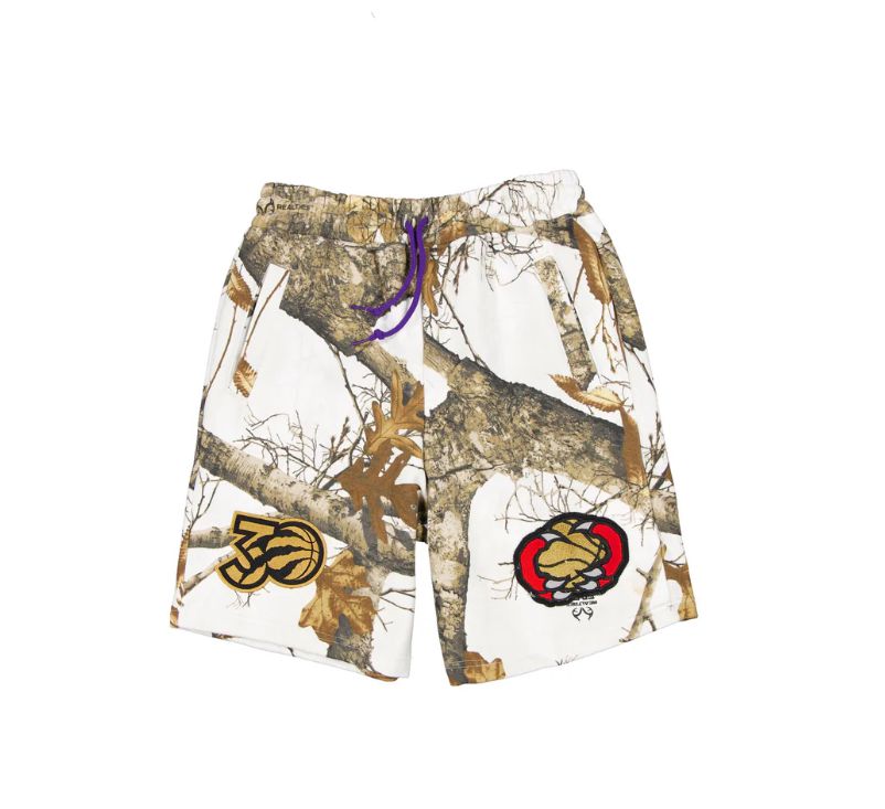 Men 2025 NBA Toronto Raptors shorts style 1